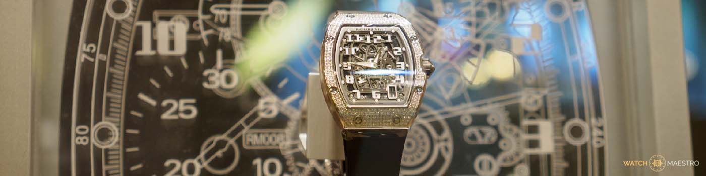 Richard Mille Gold with dimonds