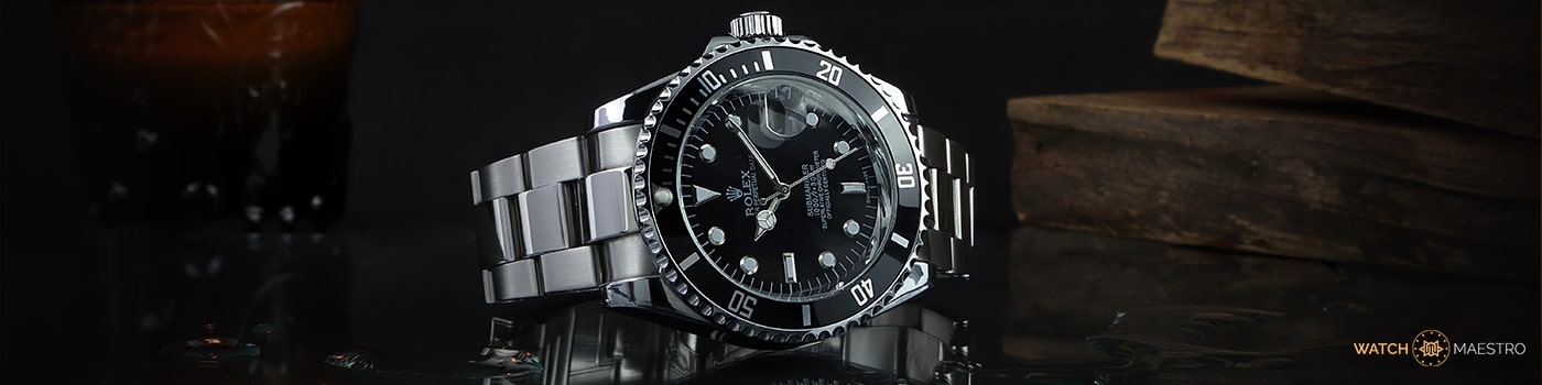 Rolex Submariner with Black Dial