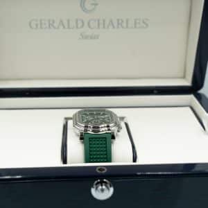 Gerald Charles Maestro 3.0 Chronograph Automatic Green 39 dial with Steel case ref. GC3.0-A-02