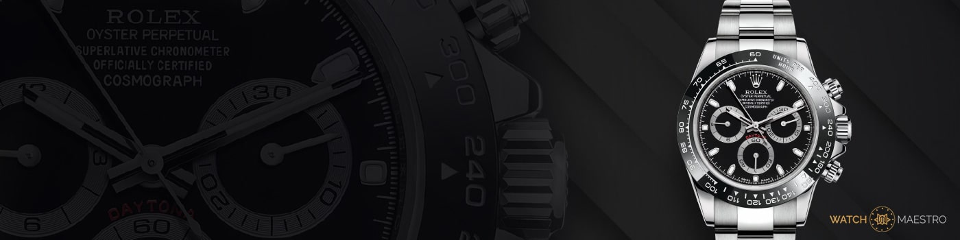 Rolex Daytona with black dial