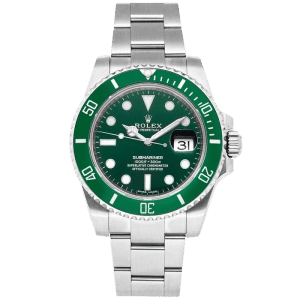 Rolex Submariner Date Automatic Green 40 dial with Steel case ref. 116610LV