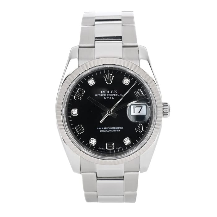 Rolex Oyster Perpetual Date 34 Black Dial