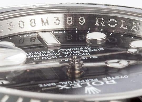 Rolex watch serial number