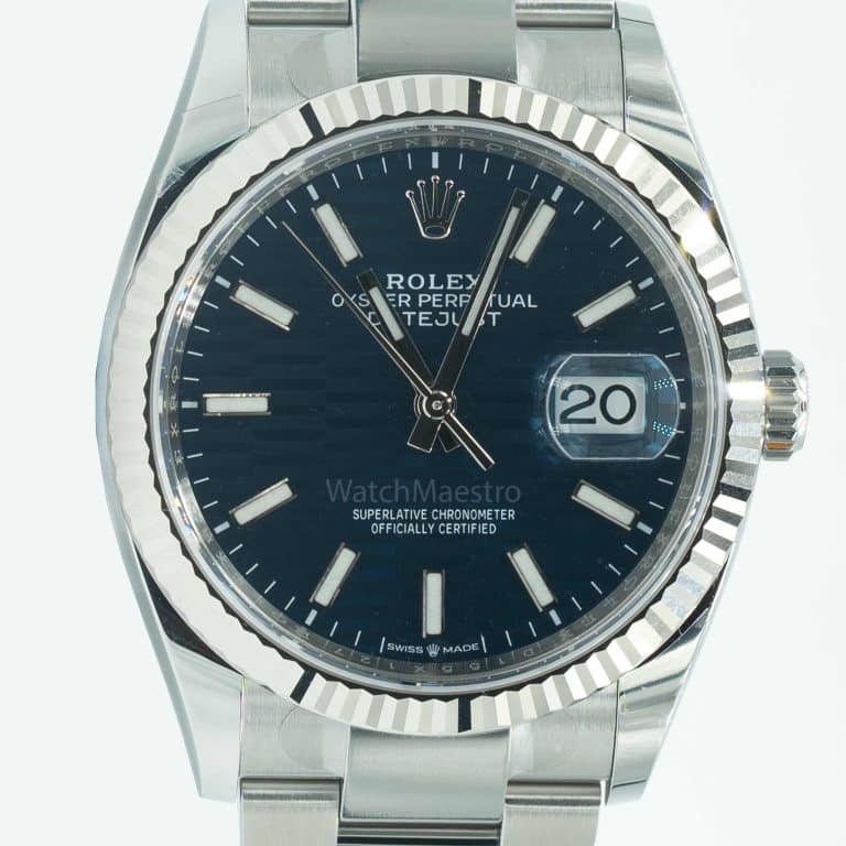 Rolex Datejust with fluted bezel