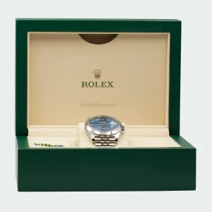 Rolex Datejust 41mm blue roman jubilee box
