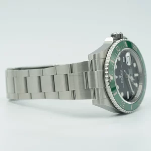 Rolex black dial green bezel