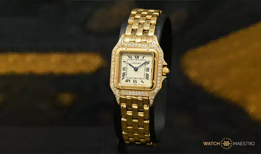 Gold Watches by Cartier 