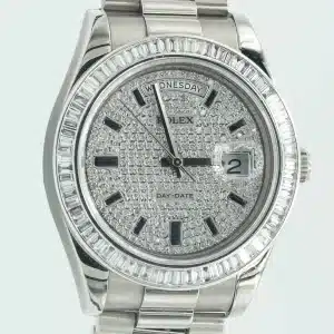 Rolex Day-Date II white gold with diamonds