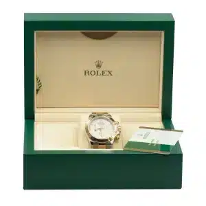 Rolex Daytona Two Tone White Dial box and papers
