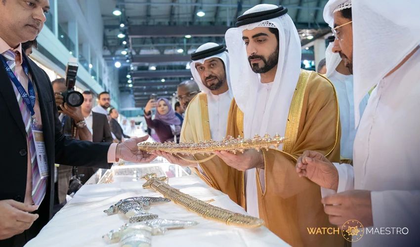 Visitors at Watch and Jewellery Sharjah 