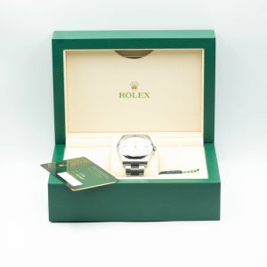 Rolex Oyster Perpetual Silver Box