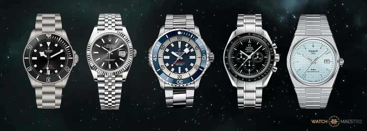 Men's Quartz Analogue Stainless-Steel Bracelet Chronograph Watch| buy  online | watches for men | Luxury gents watch | Dubai UAE - Western Watches
