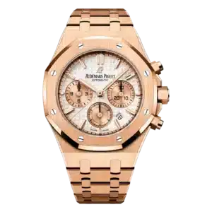 AP Rose Gold Silver Dial Product