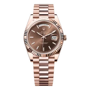 Rolex Day-Date Rose Gold Chocolate Index Product