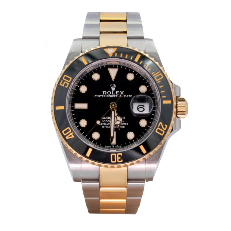 Rolex Submariner Two Tone Gold Black