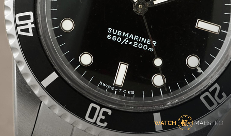 Swiss T 25 watch label