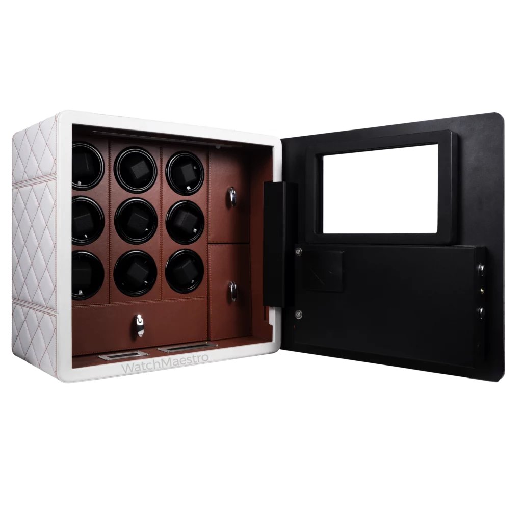 Watch Winder Safe White 3