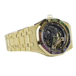 AP Royal Oak Frosted Gold Openworked Rainbow 2