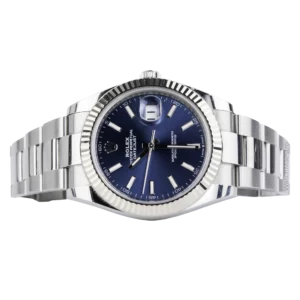 Rolex Datejust 41 Blue Oyster Fluted Used 2