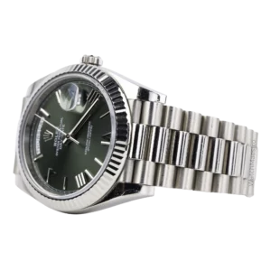 Rolex Day Date Olive Green White Gold 3