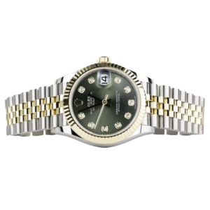 Rolex Datejust 31 Green Diamond YG Jub 8