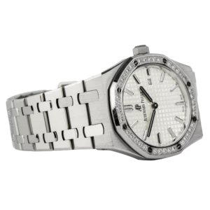 AP Royal Oak Ladies White Diamond Bezel 1