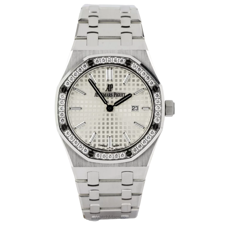 AP Royal Oak Ladies White Diamond Bezel 7