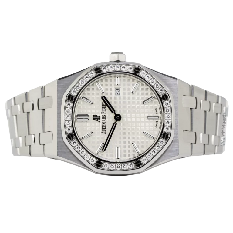 AP Royal Oak Ladies White Diamond Bezel 8