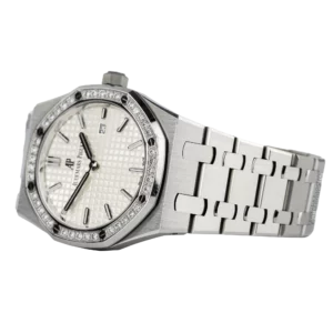 AP Royal Oak Ladies White Diamond Bezel 9