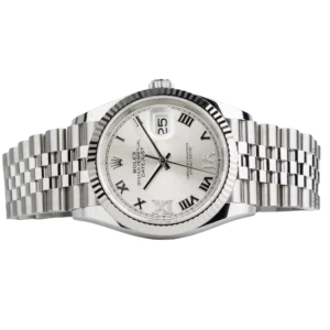 Rolex Datejust 36 Silver Roman 8