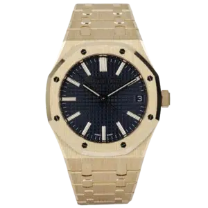 AP Royal Oak Rose Gold Blue Dial 1