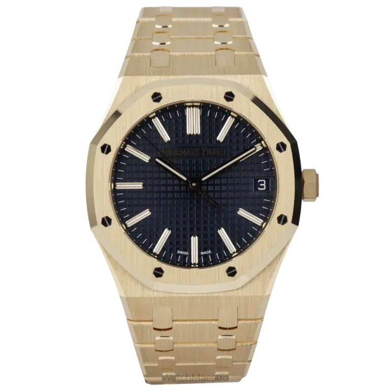 AP Royal Oak Rose Gold Blue Dial 1