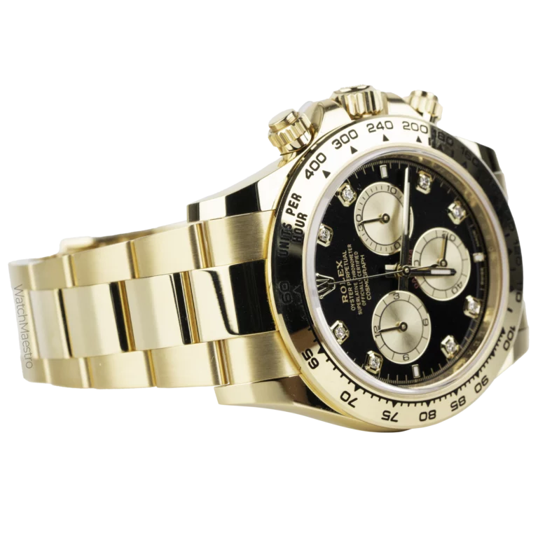 Rolex Daytona Black Dial Diamond 7