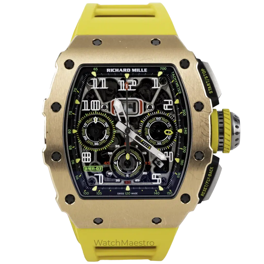 Richard Mille RM 11-03 Yellow Strap 5