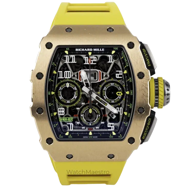 Richard Mille RM 11-03 Yellow Strap 5