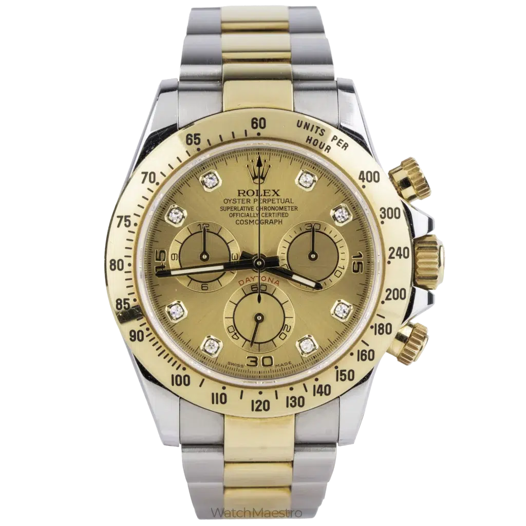 Daytona Two Tone with Champagne Diamond-set Dial