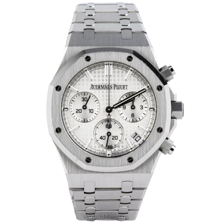 AP Royal Oak White Chrono 2023 used (1)