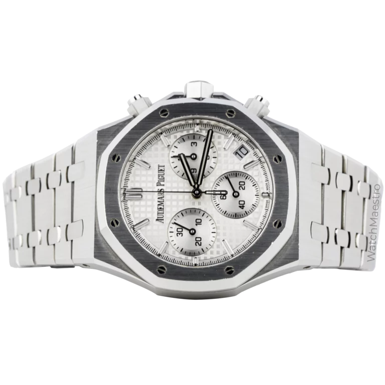 AP Royal Oak White Chrono 2023 used (2)