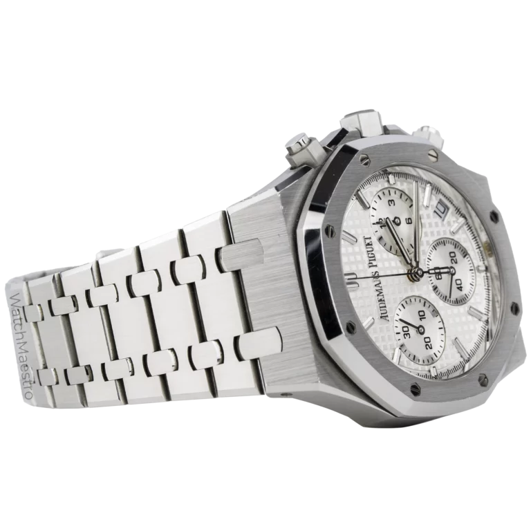 AP Royal Oak White Chrono 2023 used (4)