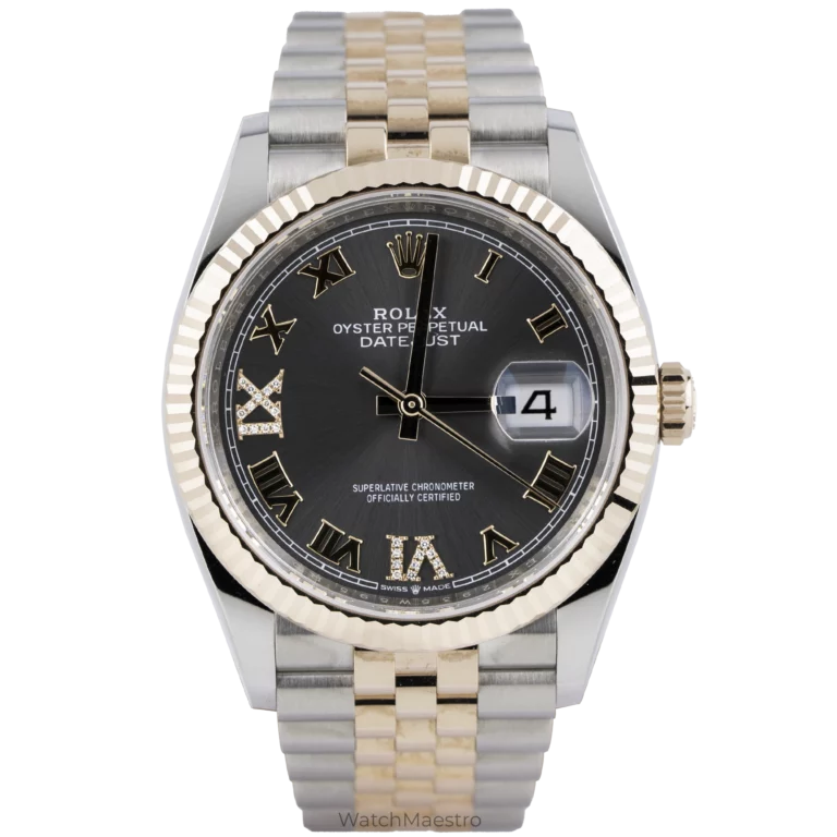 Rolex Datejust 36 Slate Grey Diamond Everose (1)