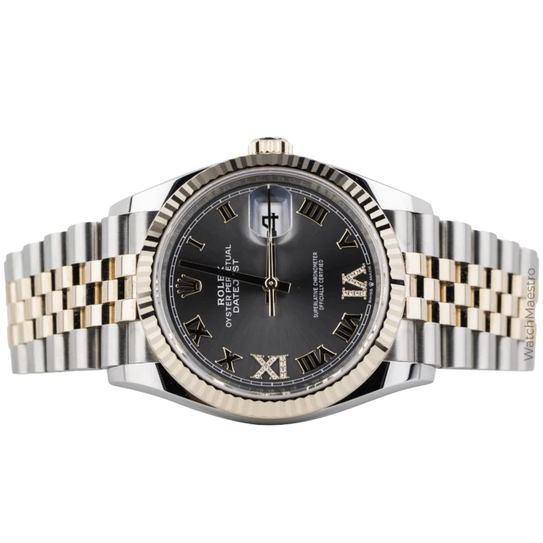 Rolex Datejust 36 Slate Grey Diamond Everose (2)