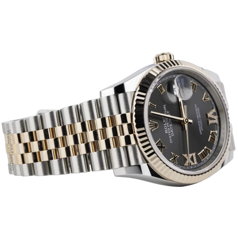 Rolex Datejust 36 Slate Grey Diamond Everose (4)