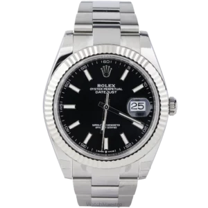 Rolex Datejust 41 Black Fluted Oyster (1)