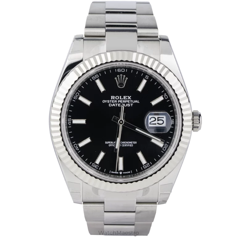 Rolex Datejust 41 Black Fluted Oyster (1)