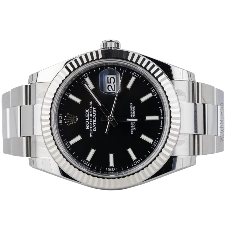 Rolex Datejust 41 Black Fluted Oyster (2)