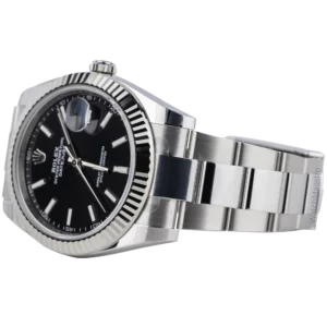 Rolex Datejust 41 Black Fluted Oyster (3)