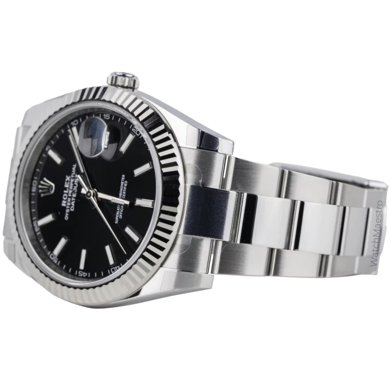 Rolex Datejust 41 Black Fluted Oyster (3)