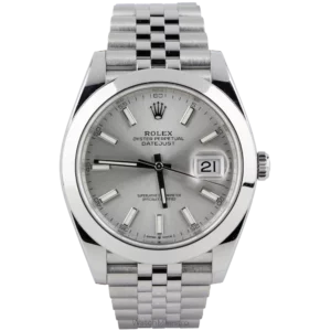 Rolex Datejust 41 Silver Smooth Jubilee (1)