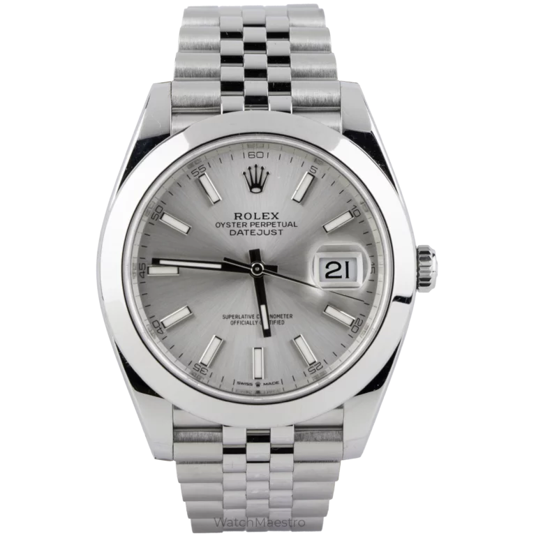 Rolex Datejust 41 Silver Smooth Jubilee (1)