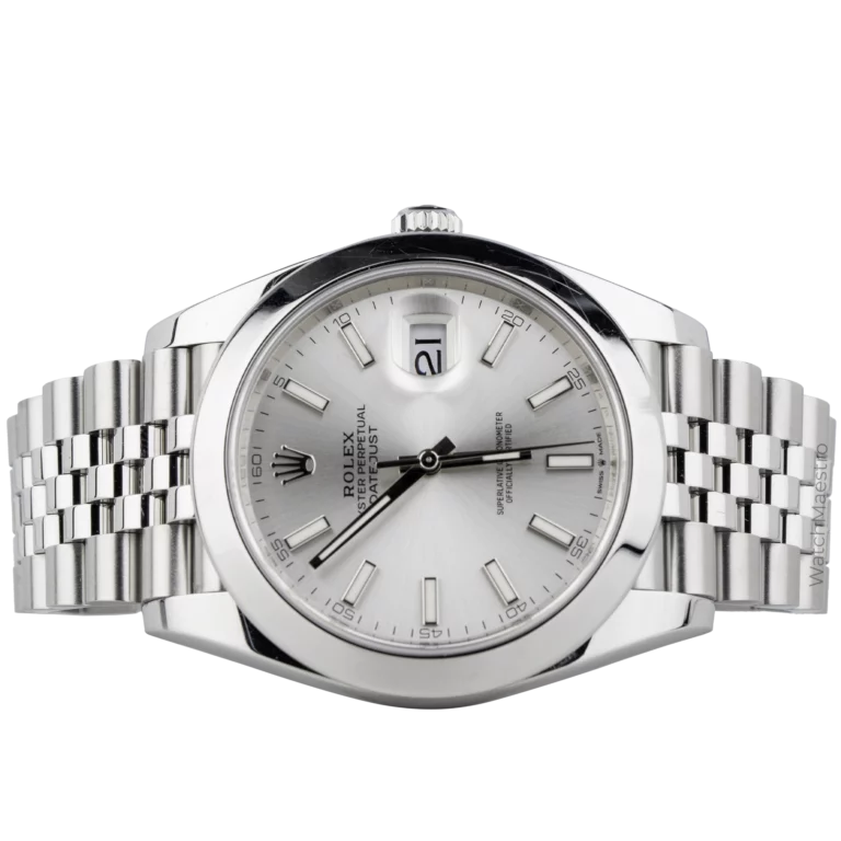 Rolex Datejust 41 Silver Smooth Jubilee (2)